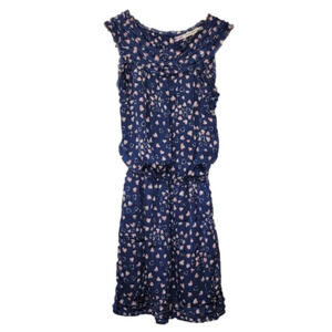 CHELSEA & violet navy blue ruffle heart dr…